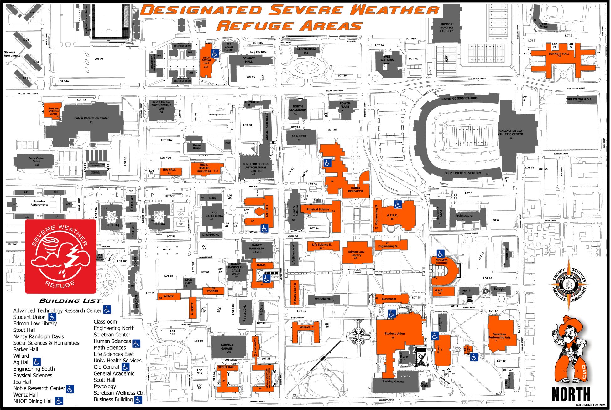 designated severe weather refuge map