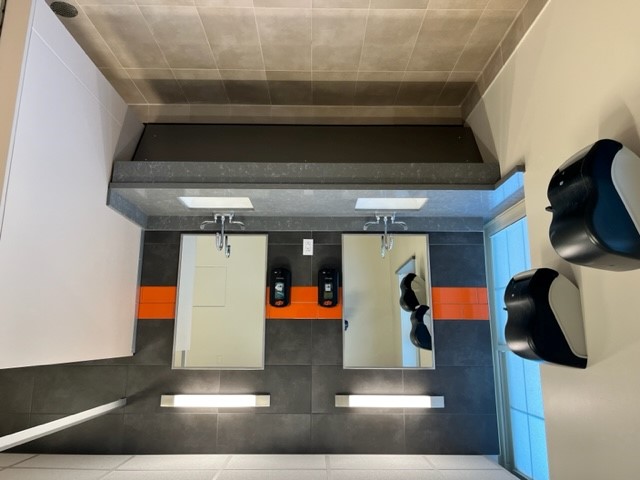 Bathroom sink after renovation