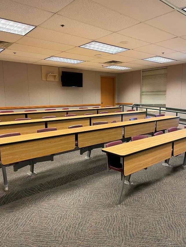 Classroom before renovation
